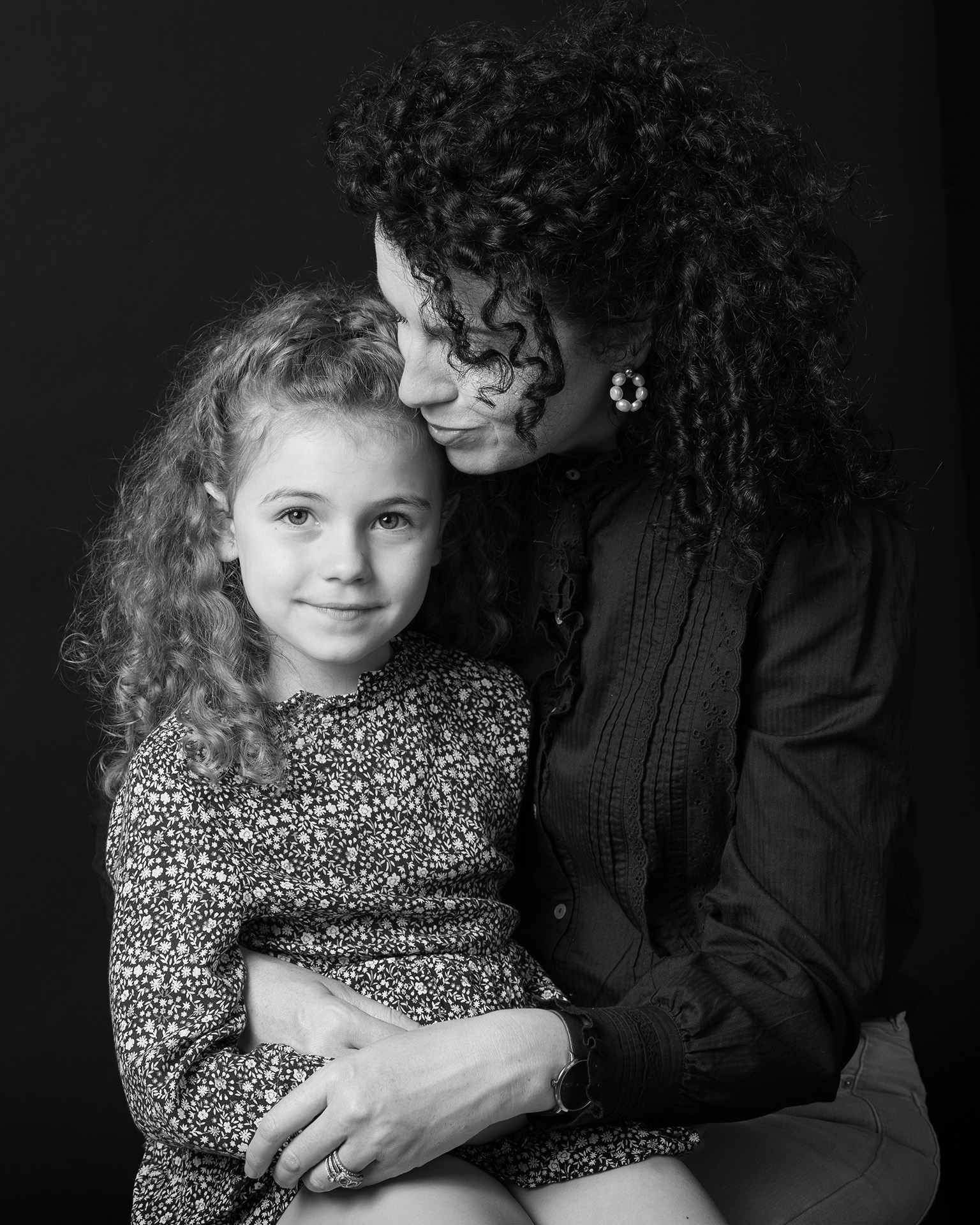 a mother and daughter in a mothers day mini shoot